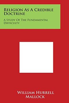 portada Religion as a Credible Doctrine: A Study of the Fundamental Difficulty