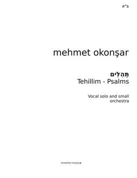 portada Tehillim-Psalms: Six Psalms for Vocal and small orchestra