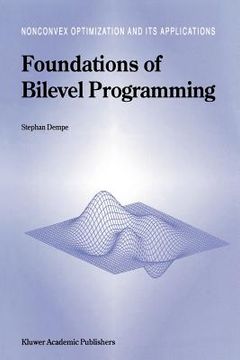portada foundations of bilevel programming (en Inglés)