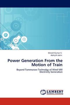 portada power generation from the motion of train (in English)
