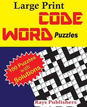 portada Large Print Codeword Puzzles (en Inglés)
