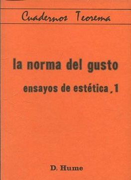 portada LA NORMA DEL GUSTO. ENSAYOS DE ESTETICA, 1.