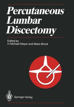 portada percutaneous lumbar discectomy (en Inglés)