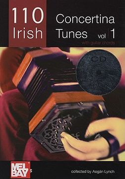 portada 110 irish concertina tunes, volume 1: with guitar chords [with cd] (en Inglés)