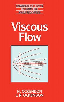 portada Viscous Flow Hardback (Cambridge Texts in Applied Mathematics) (en Inglés)