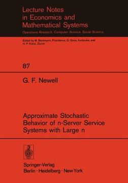 portada approximate stochastic behavior of n-server service systems with large n
