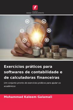 portada Exercícios Práticos Para Softwares de Contabilidade e de Calculadoras Financeiras
