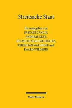 portada Streitsache Staat: Die Vereinigung Der Deutschen Staatsrechtslehrer 1922-2022 (en Alemán)