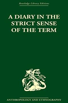 portada A Diary in the Strictest Sense of the Term (in English)