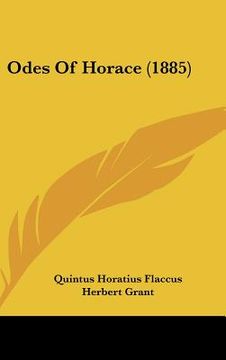 portada odes of horace (1885)