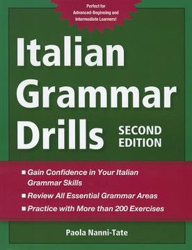 portada italian grammar drills
