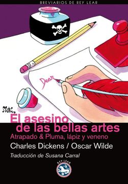 portada El Asesino de las Bellas Artes: Atrapado; Pluma, Lápiz y Veneno