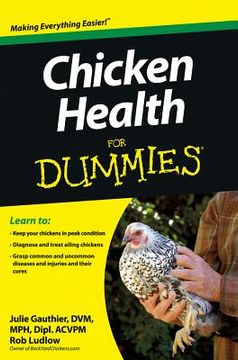 portada chicken health for dummies (en Inglés)