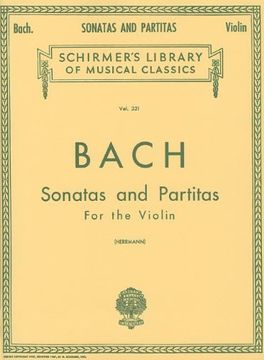 portada Sonatas and Partitas: Schirmer Library of Classics Volume 221 Violin Solo (Schirmer's Library of Musical Classics) (en Inglés)