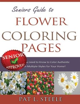 portada Seniors Guide to Flower Coloring Pages