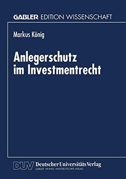 portada Anlegerschutz im Investmentrecht (en Alemán)
