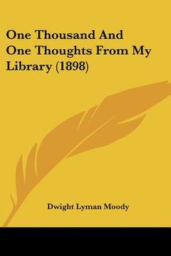 portada one thousand and one thoughts from my library (1898) (en Inglés)