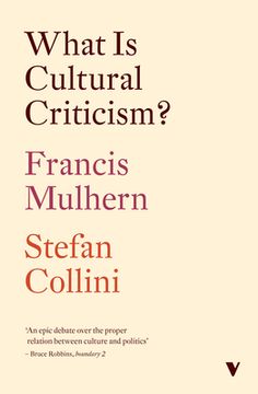 portada What Is Cultural Criticism? (en Inglés)