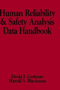 portada human reliability and safety analysis data handbook (in English)