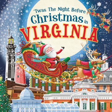 portada 'Twas the Night Before Christmas in Virginia (en Inglés)