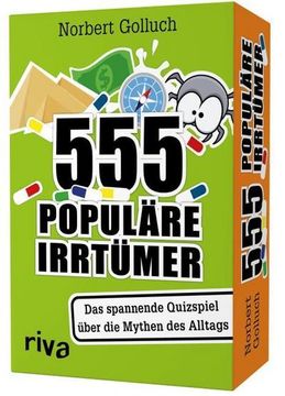 portada 555 Populäre Irrtümer (Spiel): Das Spannende Quizspiel Rund um die Mythen des Alltags (en Alemán)