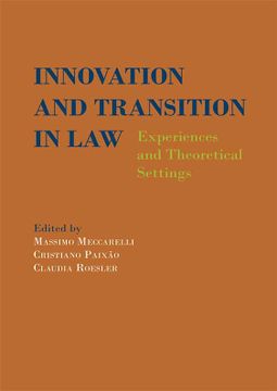 portada Innovation and Transition in Law: Experiences and Theoretical Settings