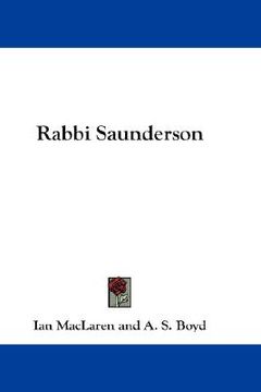 portada rabbi saunderson (en Inglés)