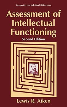 portada Assessment of Intellectual Functioning (in English)