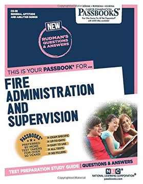 portada Fire Administration and Supervision (en Inglés)