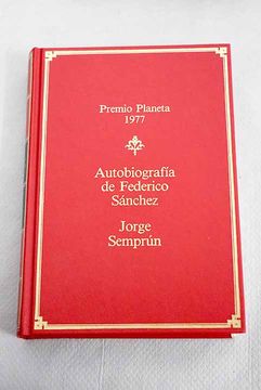 portada Autobiografía de Federico Sánchez