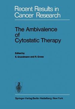 portada the ambivalence of cytostatic therapy