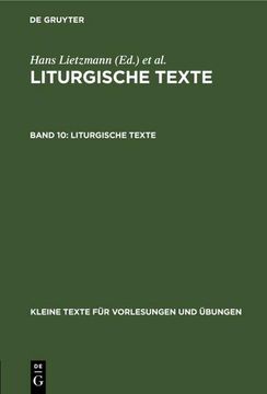 portada Liturgische Texte (en Alemán)
