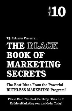 portada the black book of marketing secrets, vol. 10 (en Inglés)