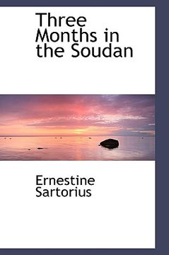 portada three months in the soudan (in English)