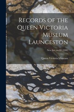 portada Records of the Queen Victoria Museum Launceston; new ser. no.93 (1988) (en Inglés)