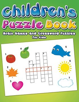 portada Children's Puzzle Book: Brain Games and Crossword Puzzles For Kids