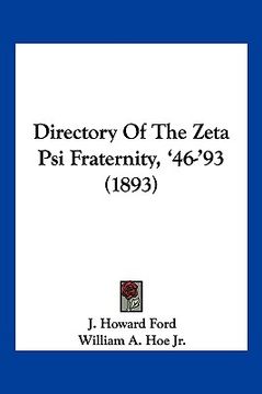 portada directory of the zeta psi fraternity, '46-'93 (1893) (en Inglés)