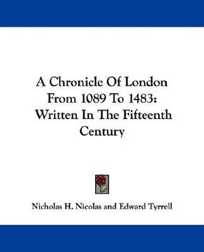 portada a chronicle of london from 1089 to 1483: written in the fifteenth century