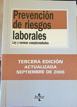 portada ley de prevencion de riesgos laborales (in Spanish)