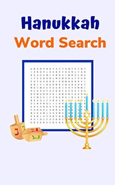 portada Hanukkah Word Search: Puzzle Book for Adults and Teens With Solutions (en Inglés)