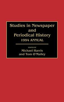 portada Studies in Newspaper and Periodical History, 1994 Annual (in English)