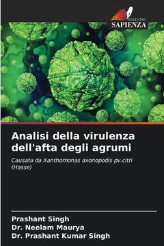 portada Analisi della virulenza dell'afta degli agrumi (in Italian)