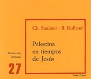 portada Palestina en Tiempos de Jesús (in Spanish)