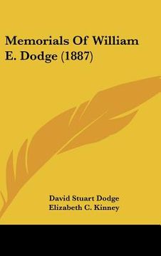 portada memorials of william e. dodge (1887) (en Inglés)
