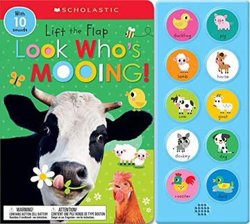portada Look Who'S Mooing: Scholastic Early Learners (Sound Book) 
