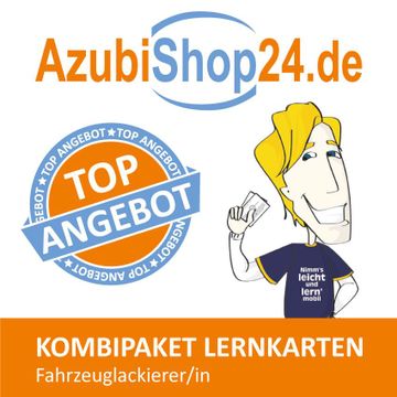 portada Azubishop24. De Kombi-Paket Lernkarten Fahrzeuglackierer/-In (in German)