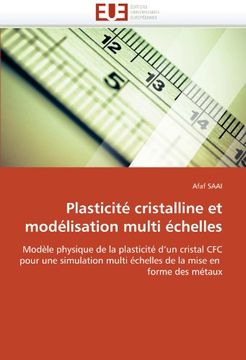 portada Plasticite Cristalline Et Modelisation Multi Echelles