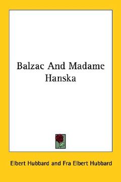 portada balzac and madame hanska (in English)