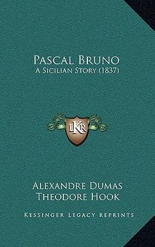 portada pascal bruno: a sicilian story (1837)