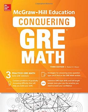 portada McGraw-Hill Education Conquering GRE Math, Third Edition